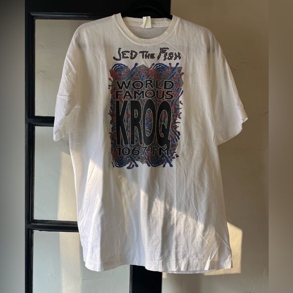 Rare 90’s KROQ Jed The Fish Tee